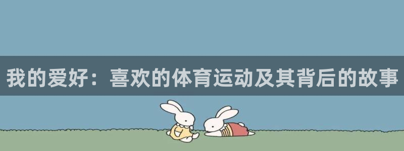 谈球吧体育：我的爱好：喜欢的体育运动及其背后的故事
