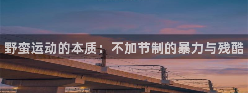 谈球吧体育官网：野蛮运动的本质：不加节制的暴力与残酷